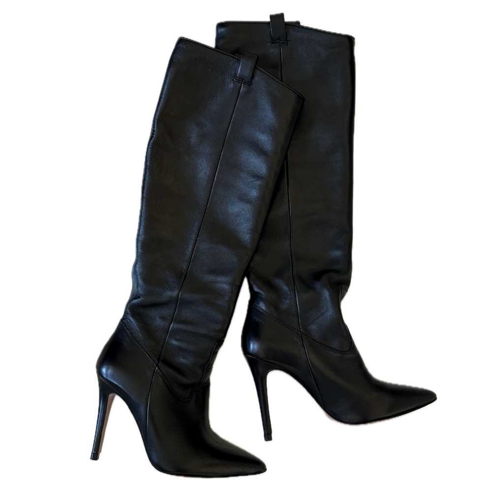 Veronica Beard knee high leather boots